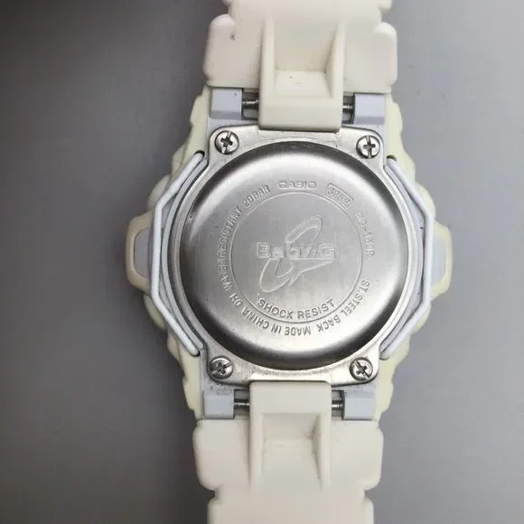 Casio Baby-G Digital Watch Unisex White Alarm 3252 BG-169R 200M New Battery - Picture 13 of 15